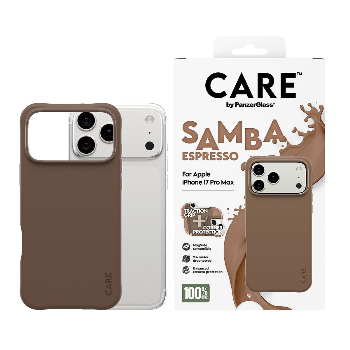 Care Case Fashionable Magsafe Iphone 17 Pro Max Espresso