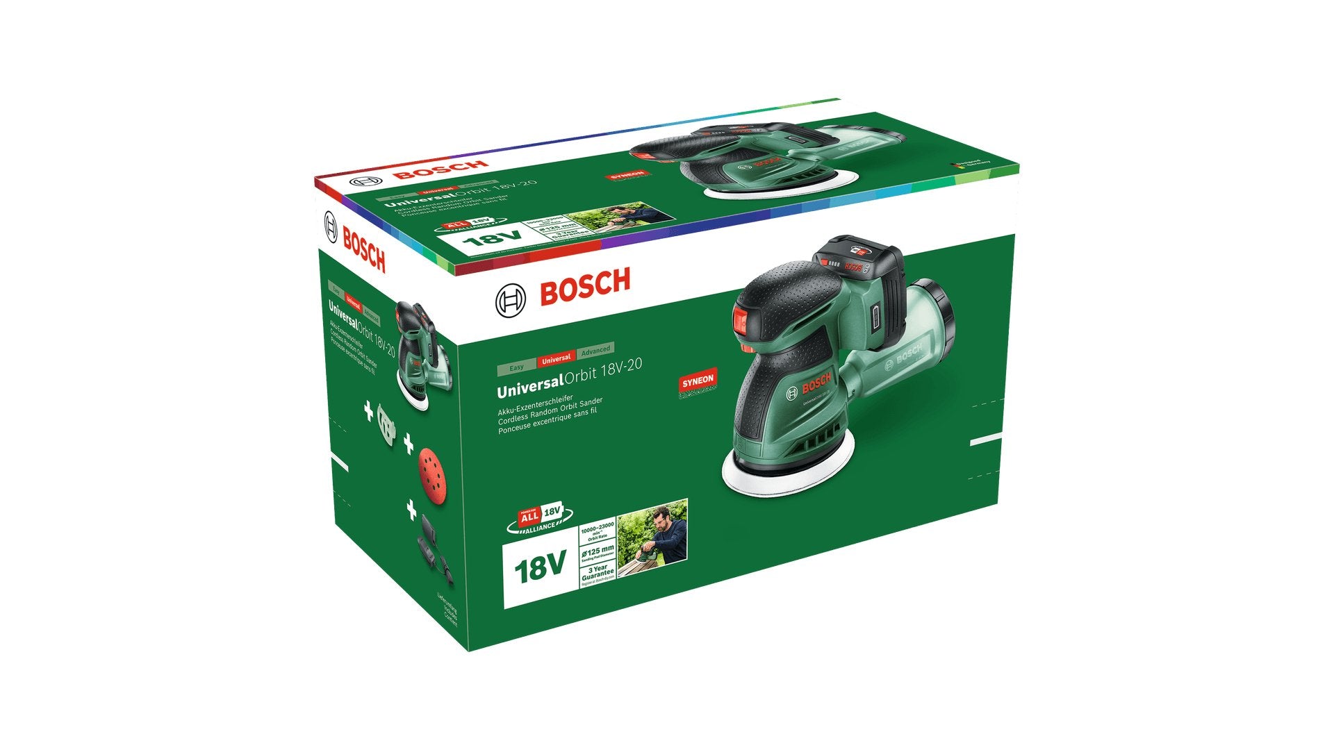 EAN 4053423251470 - Bosch 4053423251470 Lijadora orbital Verde imagen 8