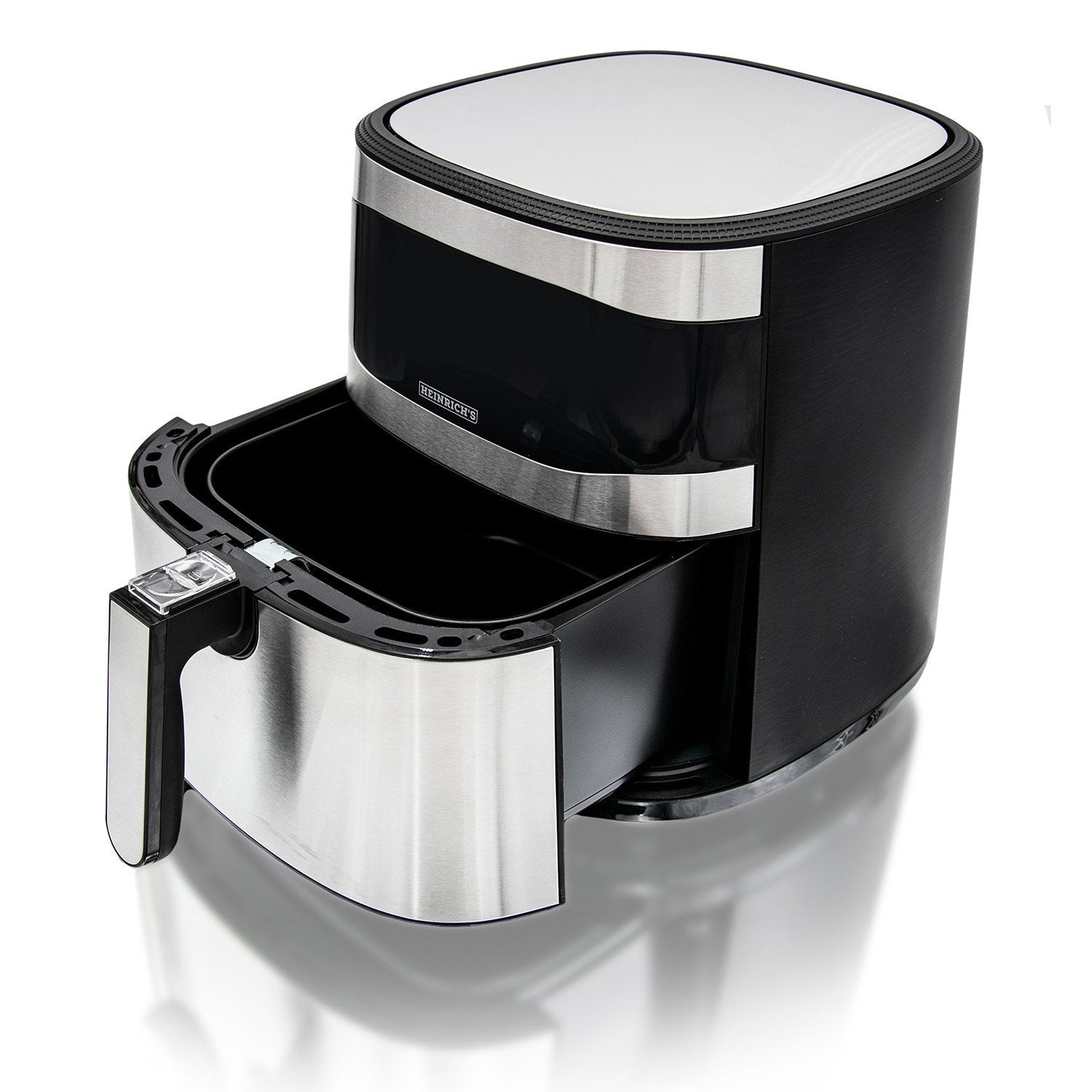 Freidora De Aire Caliente Heinrich Hfr 8205 8,0 L 1800 W Negra Y Plateada