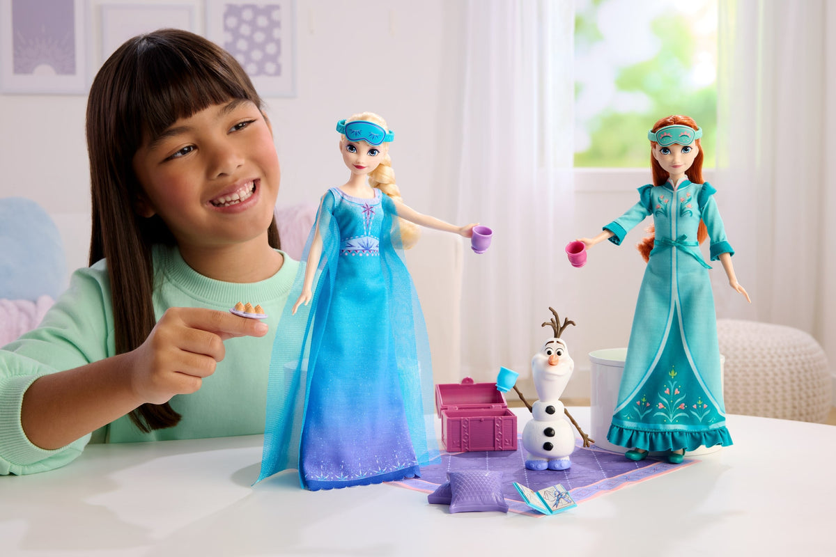 Blister Elsa Y Ana Fiesta De Pijamas Frozen Disney