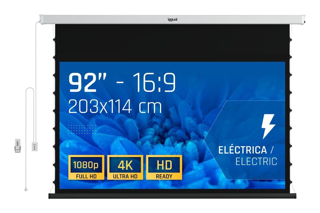 EAN 8435364319680 - iggual PSIXS203 pantalla de proyección 2,34 m (92") imagen 19