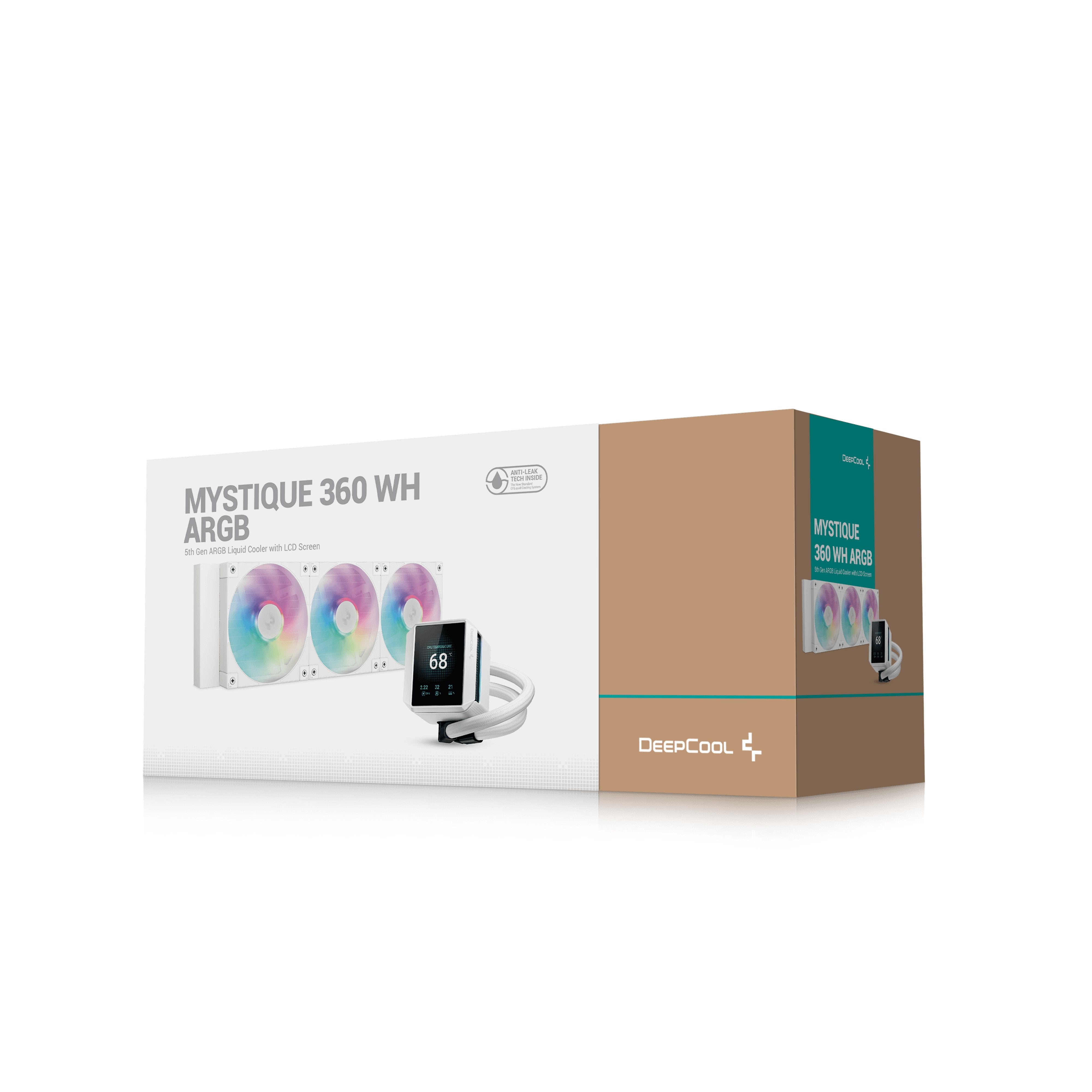 EAN 6933412729075 - DeepCool Mystique 360 WH ARGB Procesador Sistema de refrigeración líquida todo en uno 12 cm Blanco 1 piez imagen 6