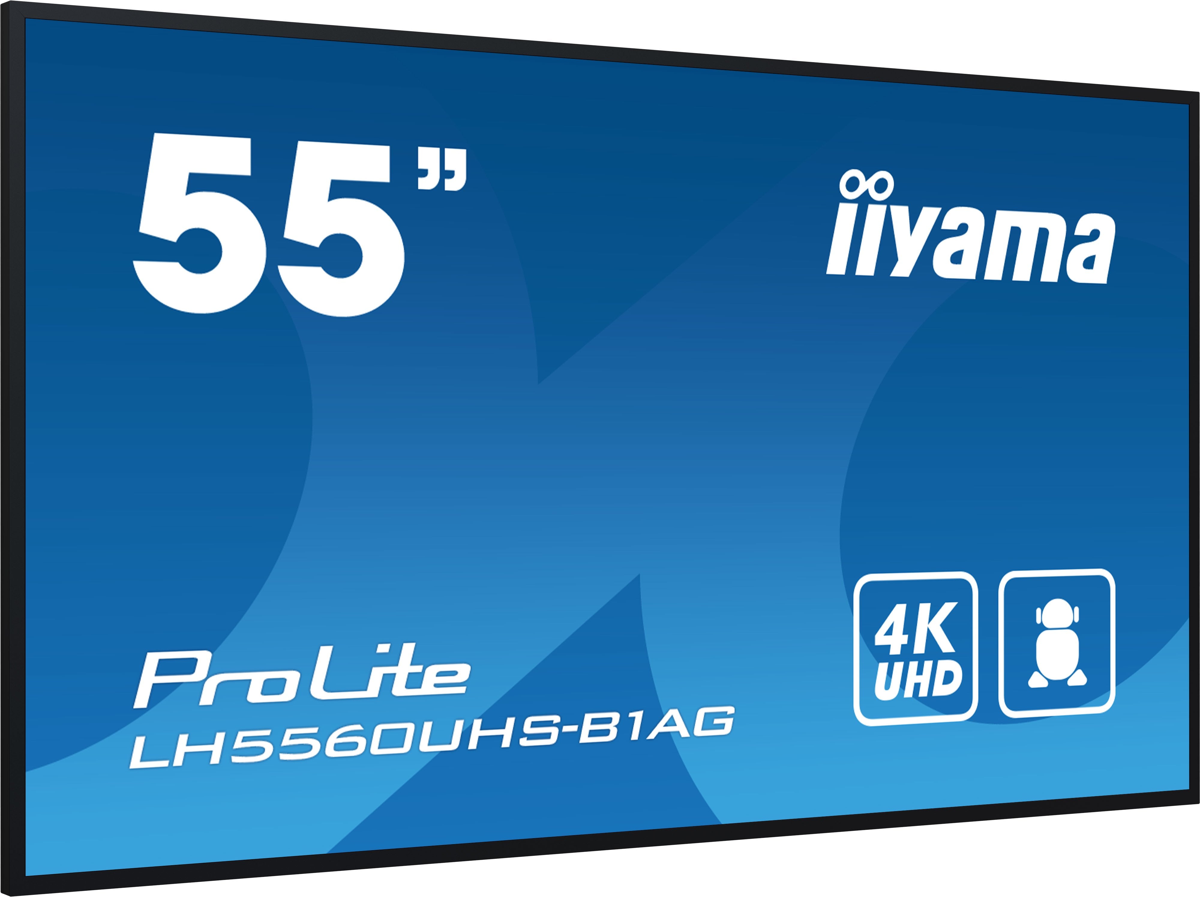 EAN 4948570122301 - iiyama LH5560UHS-B1AG pantalla de señalización Pizarra de caballete digital 138,7 cm (54.6") LED Wifi 500 imagen 4