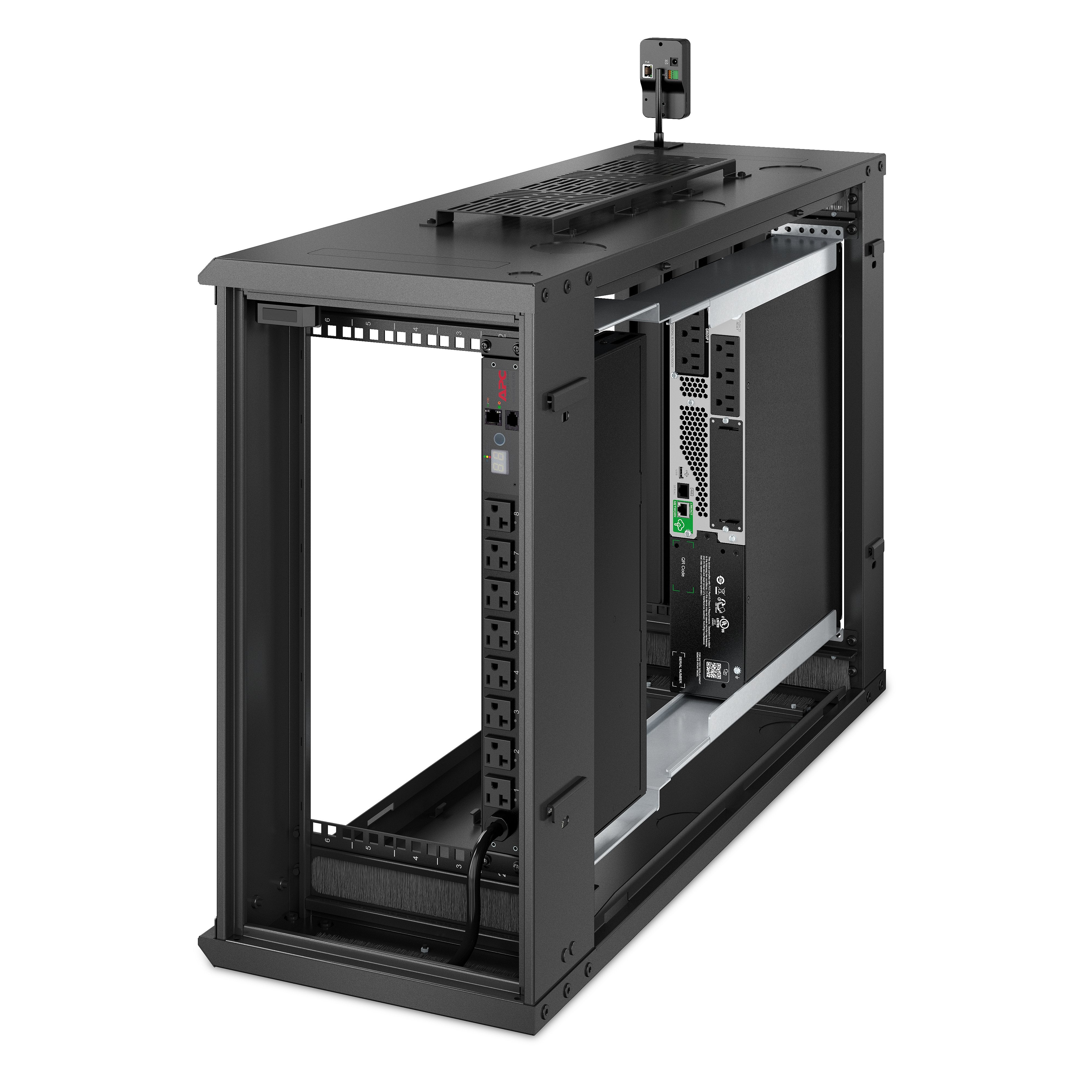 EAN 0731304402015 - APC AR106VI armario rack 6U Bastidor de pared Negro imagen 15