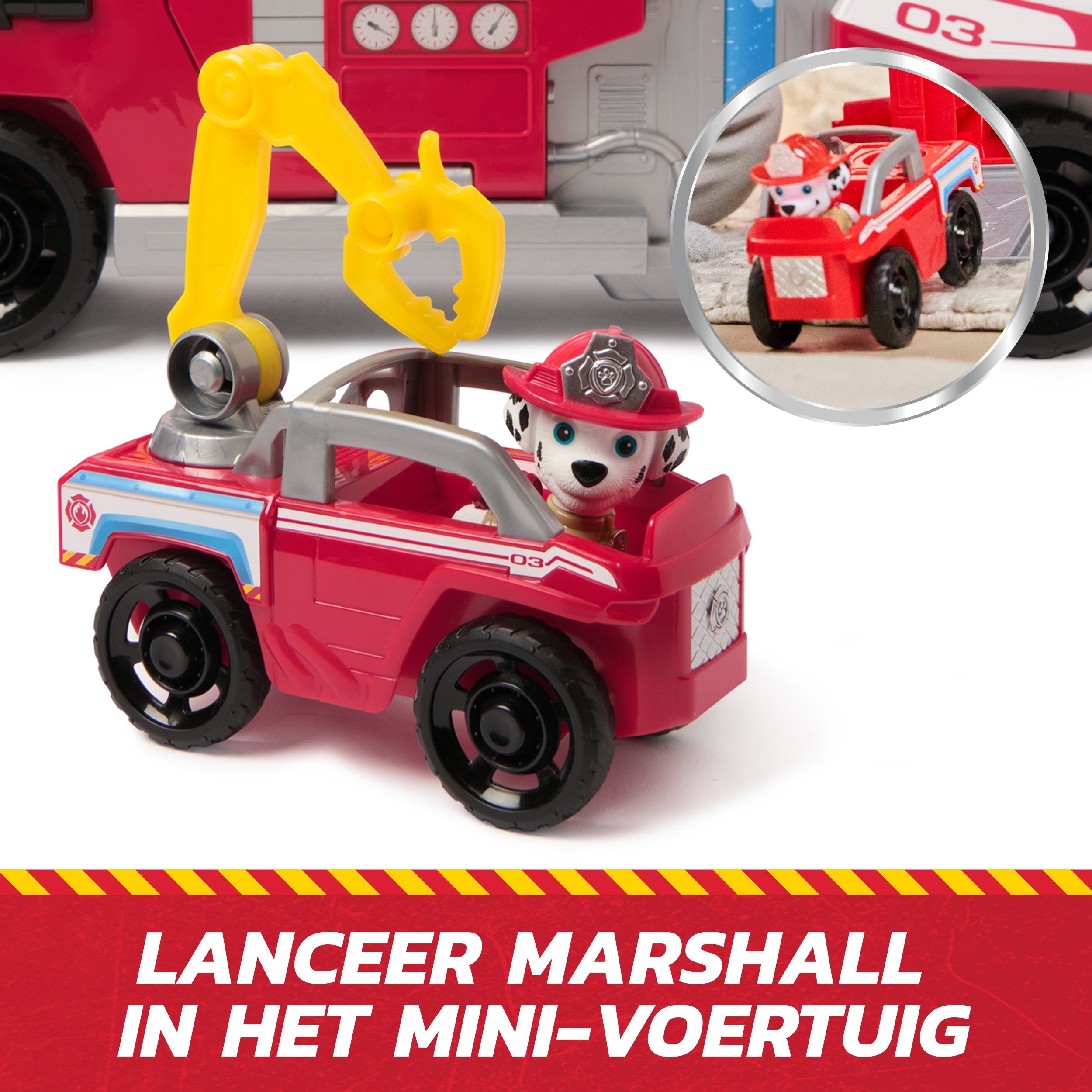 EAN 0681147106550 - PAW Patrol PAW VHC Fire Rescue Dlx Fire Truck GML imagen 4