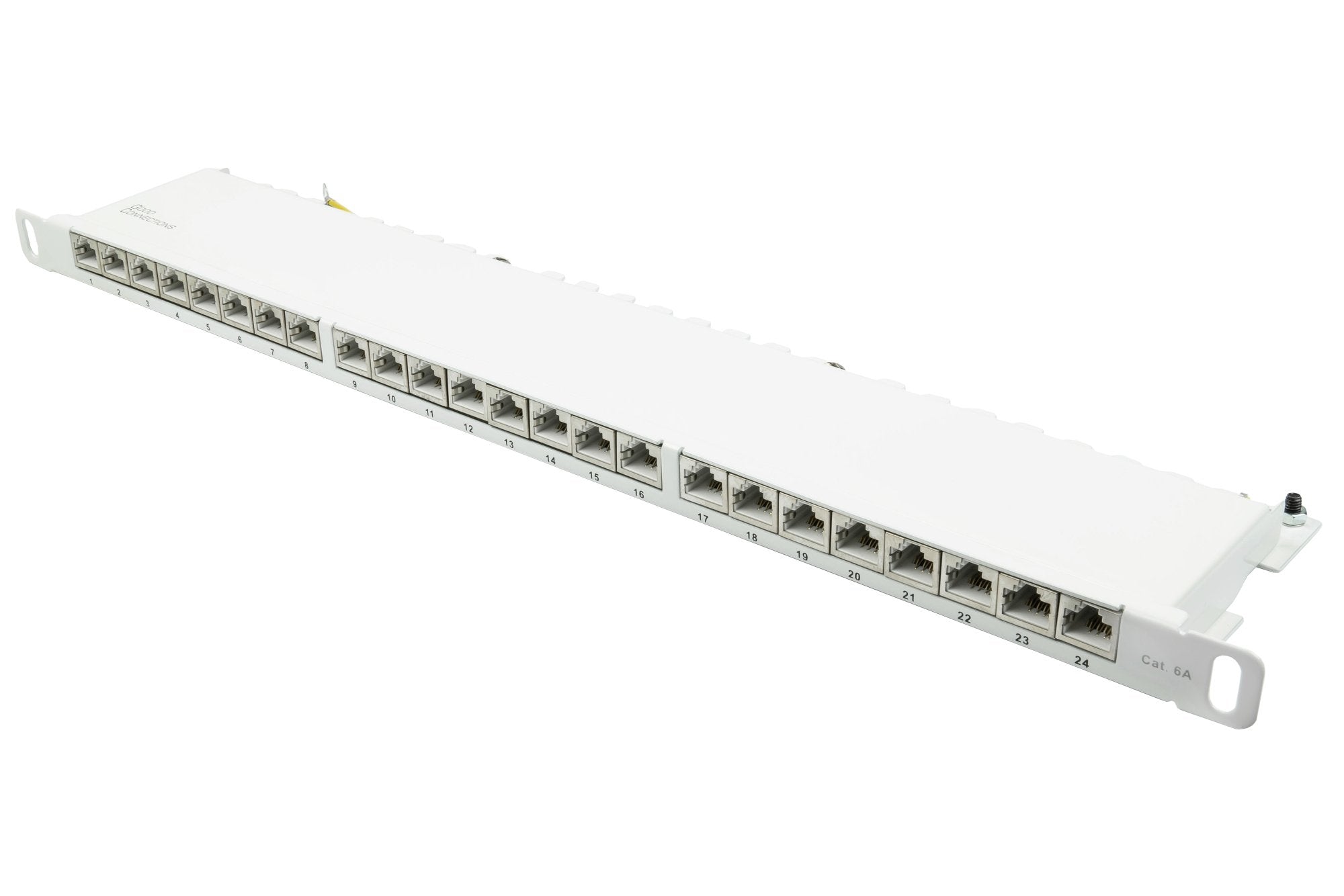 Good Connections Patchpanel 19"Cat. 6a 24-P 0,5he Reinweiss