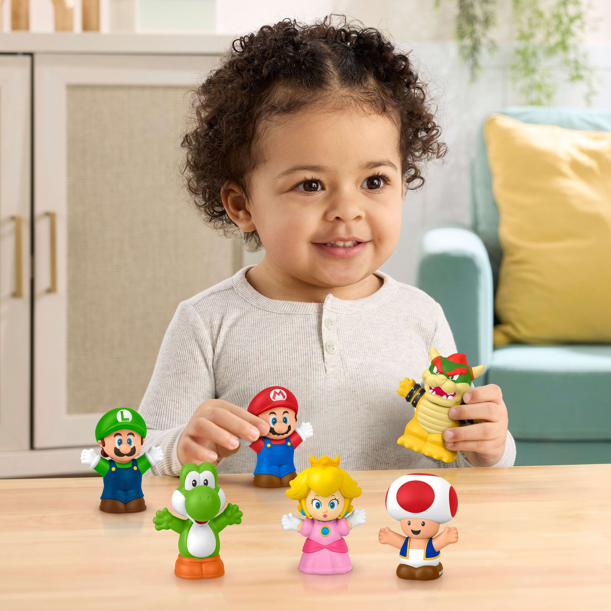 Blister 6 Figuras Super Mario Bros Little People
