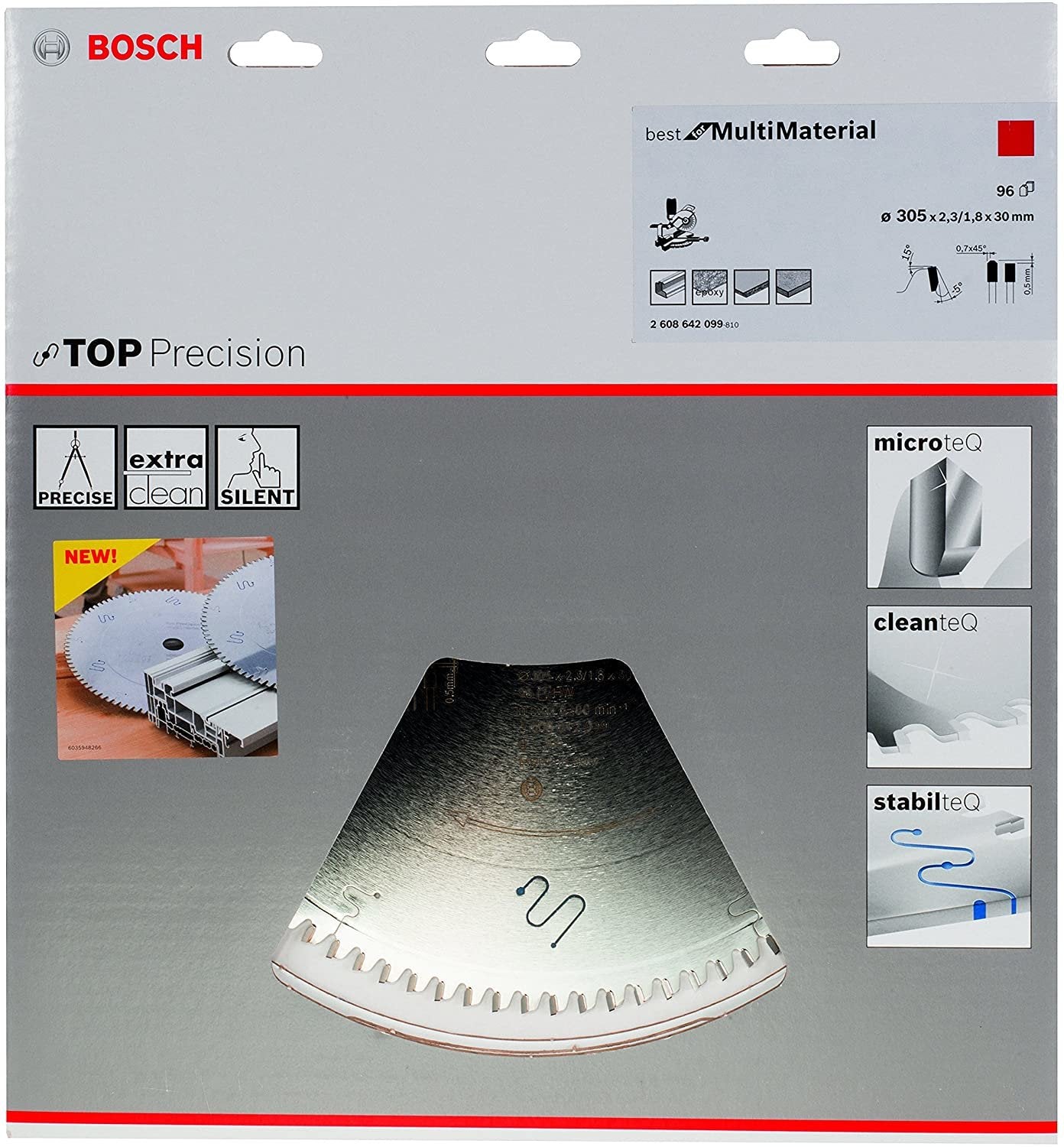 EAN 3165140574396 - Bosch 2608642099 hoja de sierra circular 30,5 cm 1 pieza(s) imagen 2