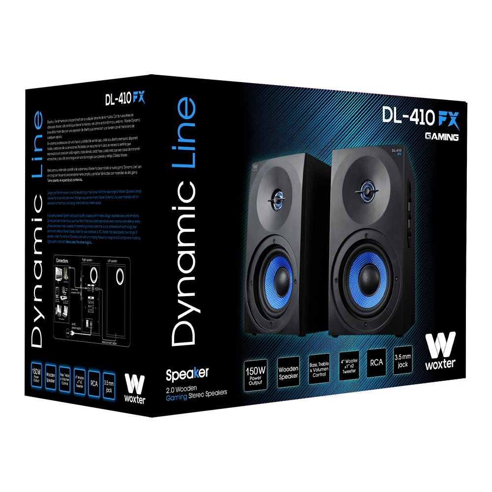 EAN 8435089028478 - Woxter DL-410 FX De 1 vía Negro, Azul Alámbrico 150 W imagen 16