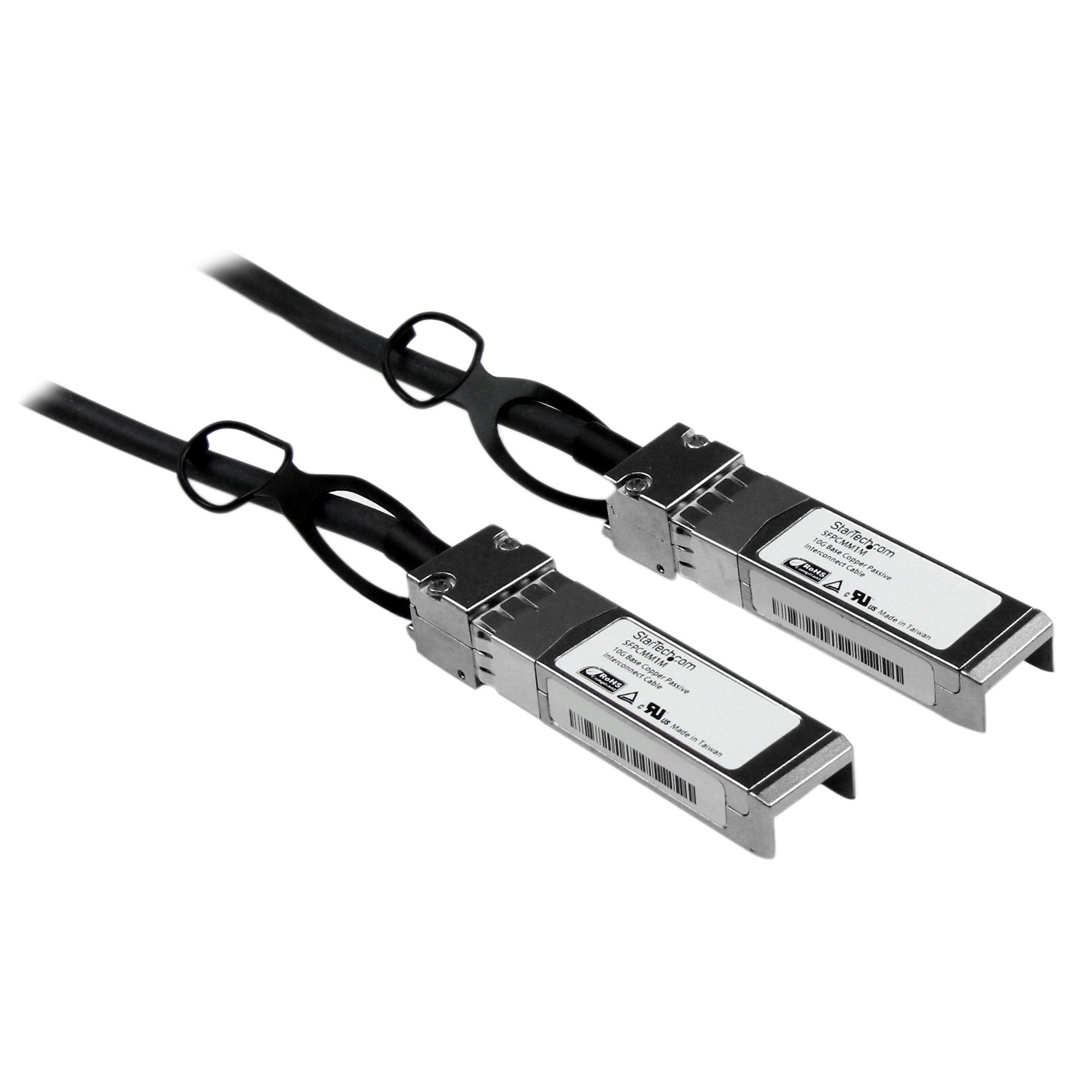 EAN 0065030849616 - StarTech.com SFPCMM1M Cable de fibra óptica e InfiniBand SFP+ Negro imagen 1
