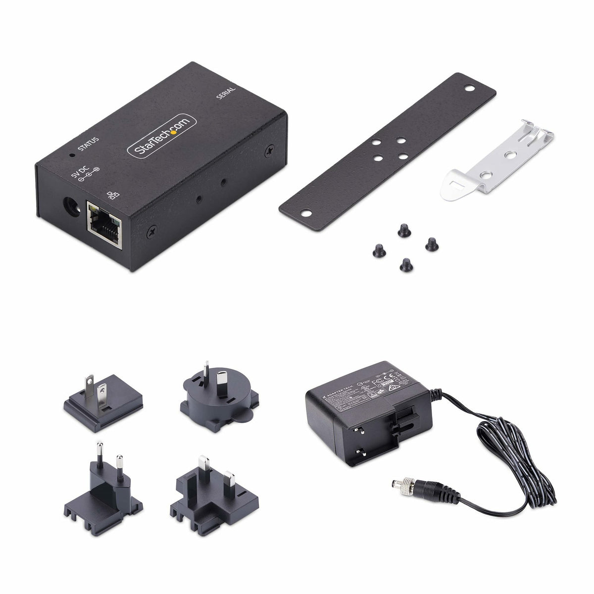 EAN 65030905978 - StarTech.com I13-SERIAL-ETHERNET convertidor, repetidor y aislador en serie RS-232 RJ-45 Negro imagen 9