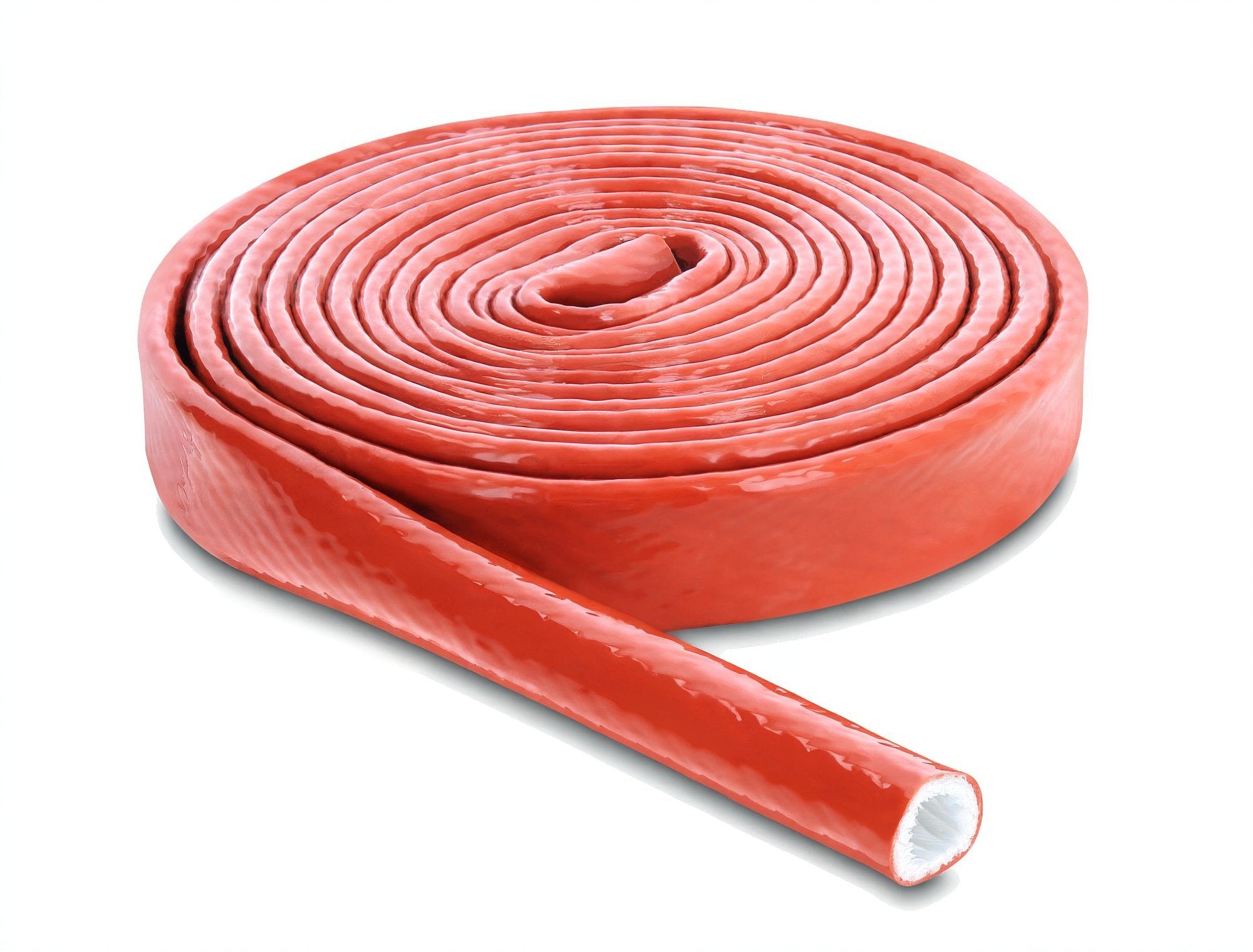 Delock Feuerfester Schutzschlauch Silikonbeschichtet 3 M X 10 Mm Rot