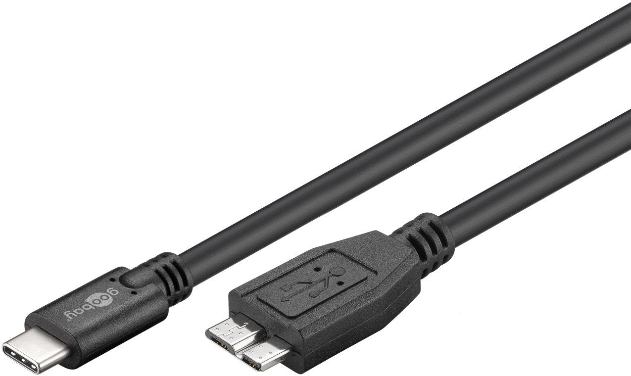 Goobay 67996 Cable Usb Usb 3.2 Gen 1 (3.1 Gen 1) 1 M Micro-Usb B Usb C Negro