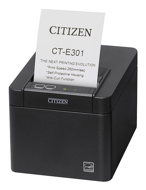 Ct-E301 Printer Lan/Usb/Ser Prnt Black