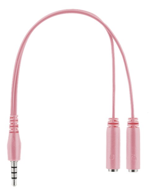 Deltaco Gam-030-P Auriculares Alámbrico Diadema Juego Usb Tipo A Rosa