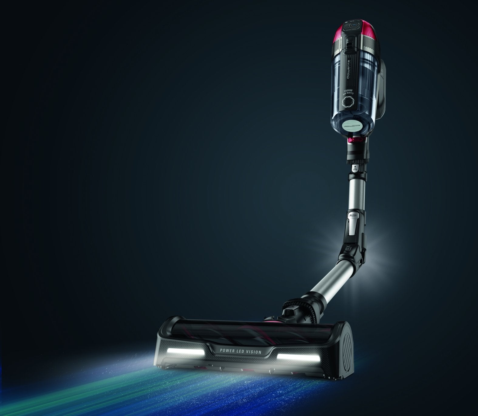 EAN 3221616048584 - Rowenta RH98A7 Aspiradora escoba 2 en 1 Batería Secar Sin bolsa 0,9 L 320 W Rojo, Gris imagen 9