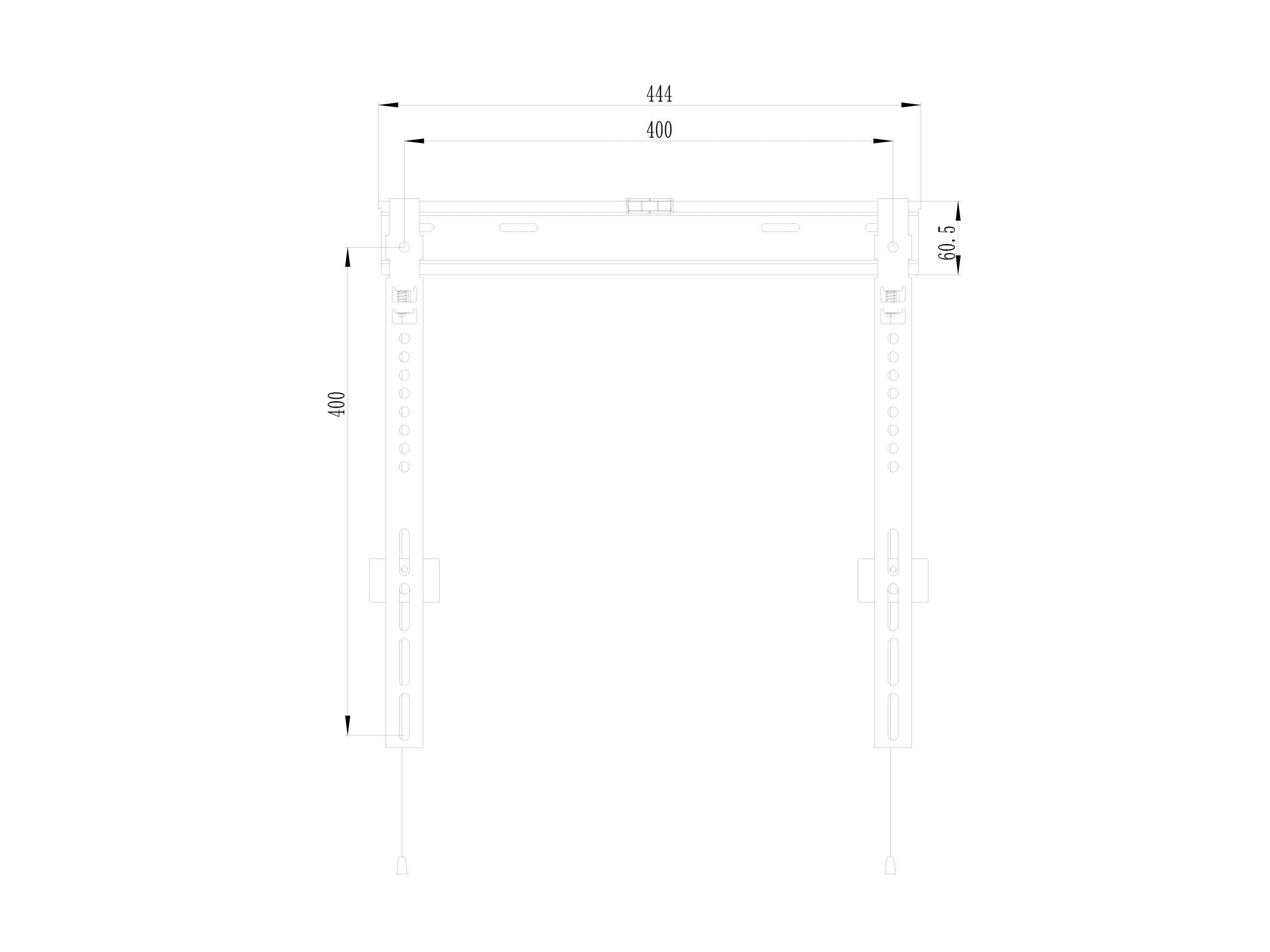 EAN 4015867207260 - Equip 650363 soporte para pantalla de señalización 139,7 cm (55") Negro imagen 3