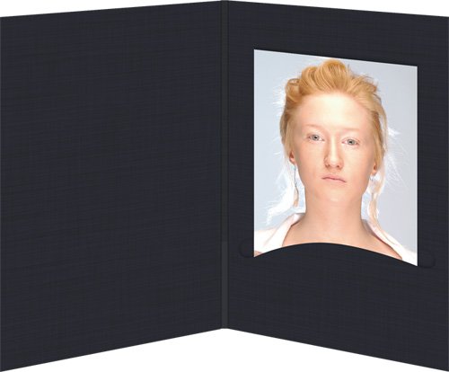 1x100 Daiber Portrait Folders Profi-Line 13x18 Black