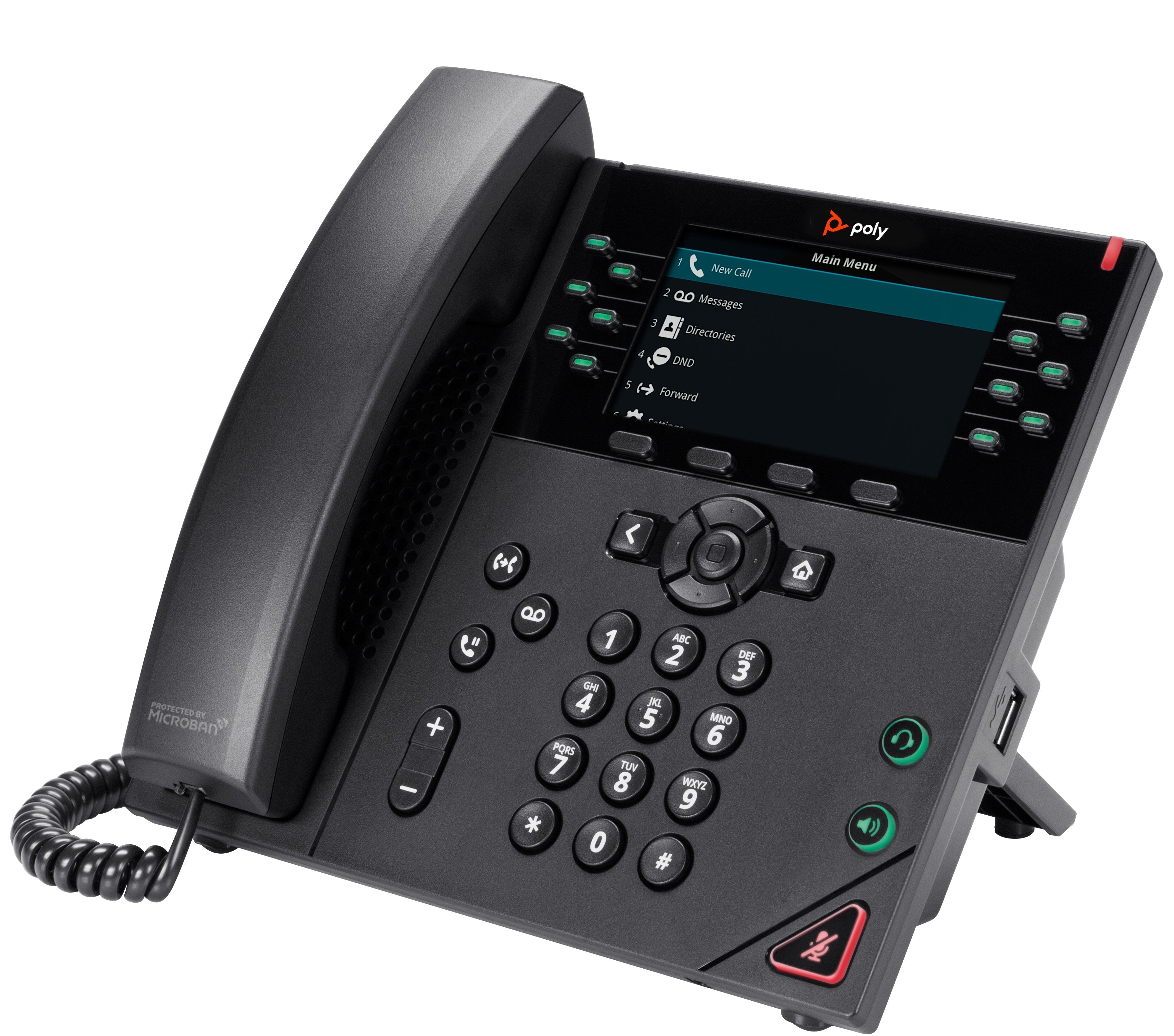 EAN 5715063715833 - Poly VVX 450 12-Line IP Phone and PoE-enabled teléfono IP Negro LCD imagen 3