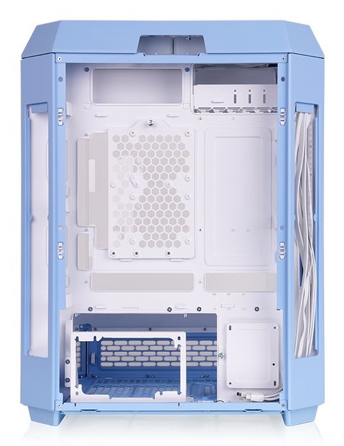 Caja Pc Thermaltake The Tower 600 Azul Claro, Vidrio Templado X 3 Ca-1z1-00mfwn-00