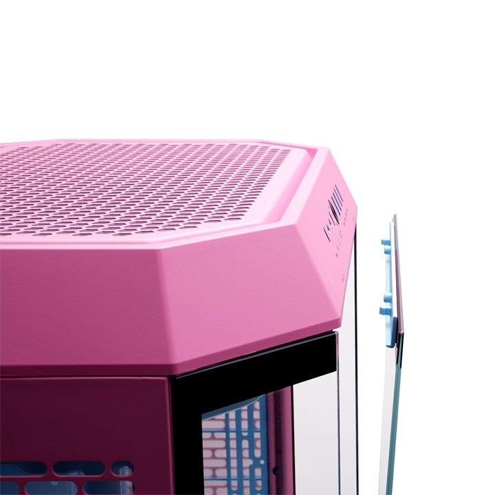 Cajas Pc Thermaltake Ca-1z1-00mawn-00, Rosa Neón