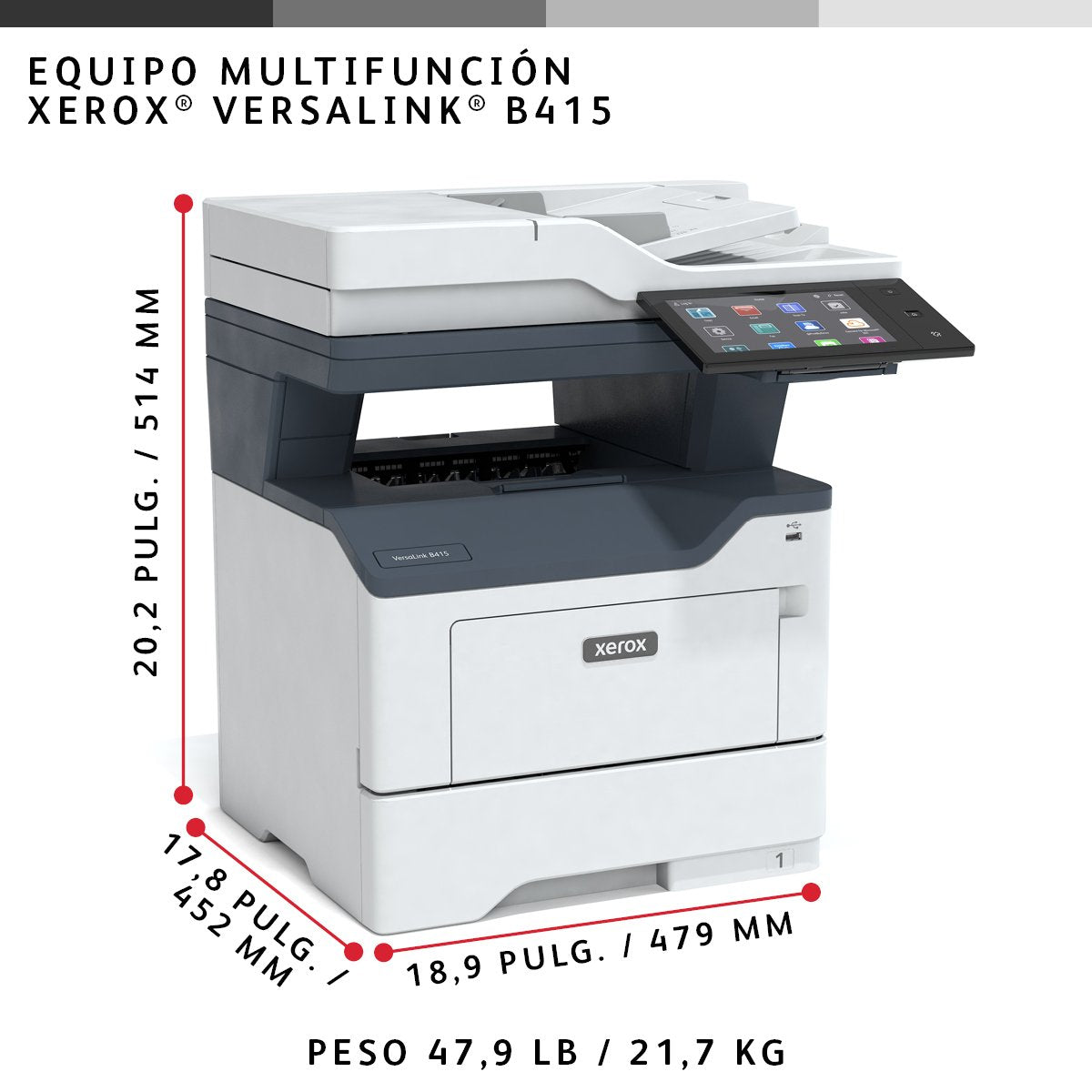 EAN 0095205041194 - Xerox VersaLink B415V_DN impresora multifunción Laser 1200 x 1200 DPI imagen 20