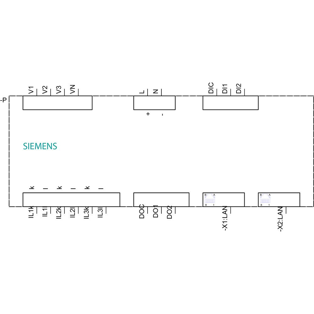Siemens Sentron, 7km3220-0ba01-1da0 Messgert, 7km Pac3220