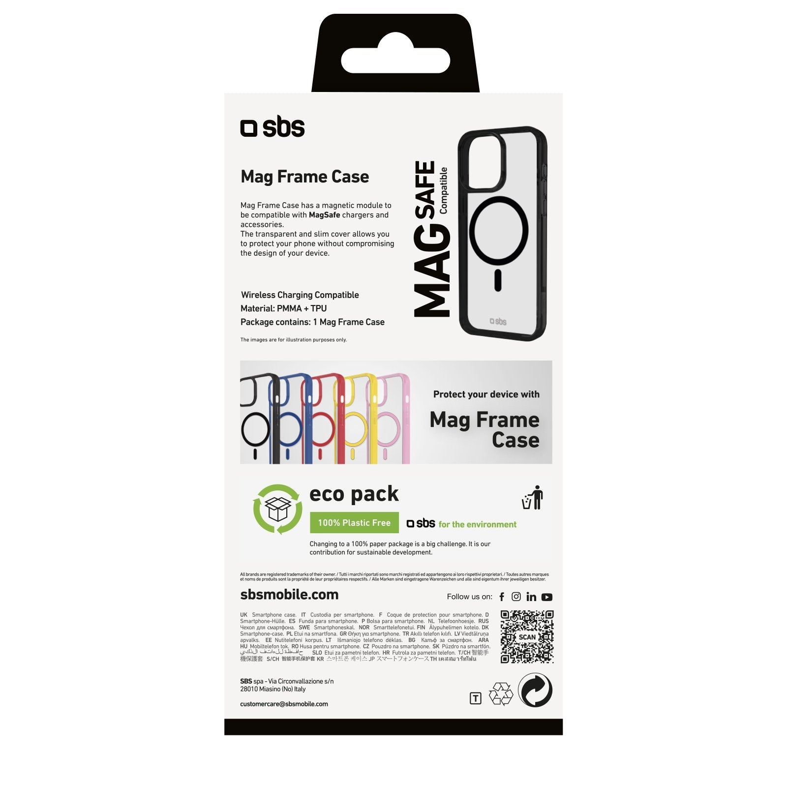 Sbs Magframe Case Iphone 16 Pro Max Schwarz