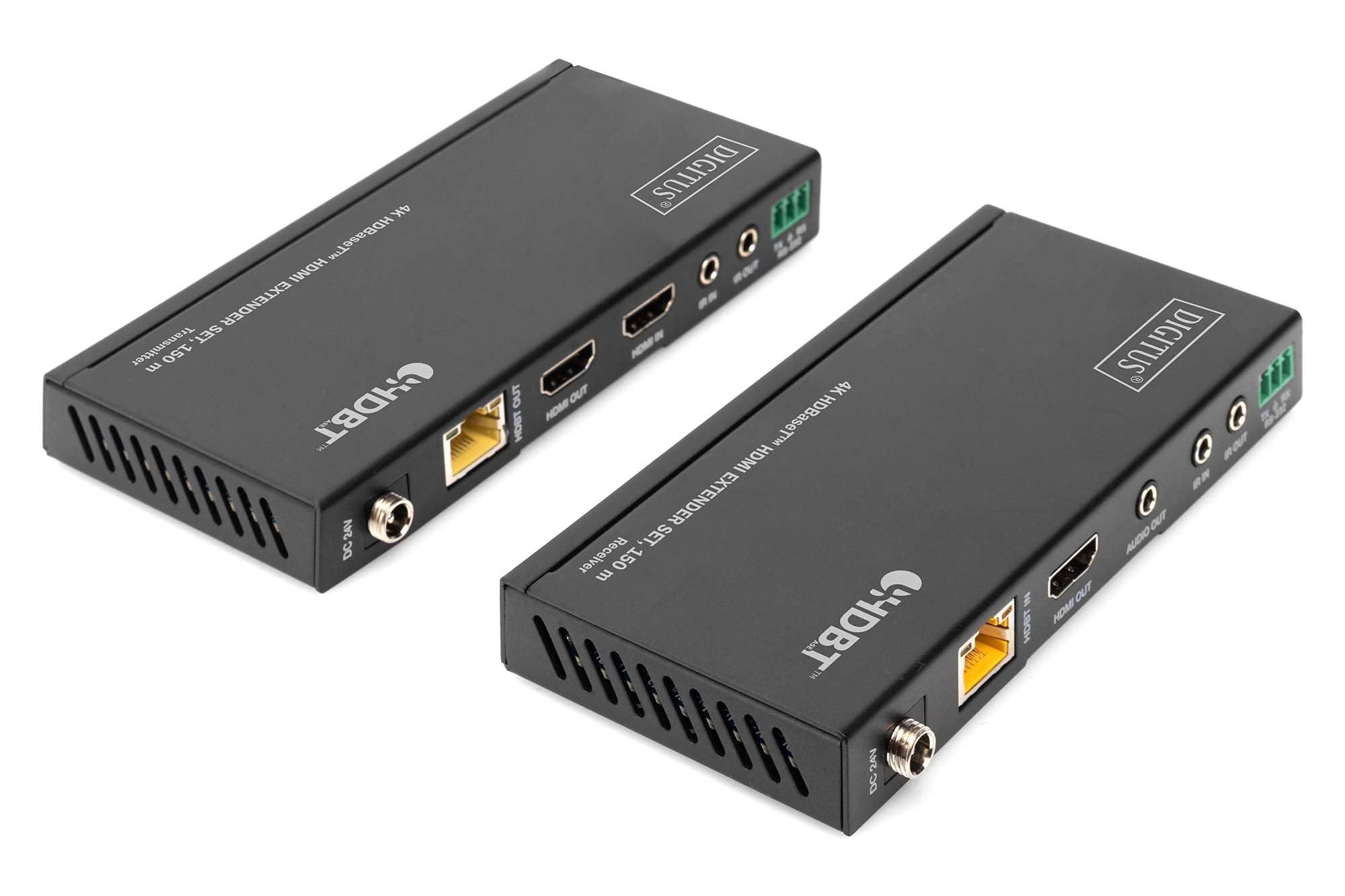 EAN 4016032478942 - Digitus DS-55508 extensor audio/video Transmisor y receptor de señales AV Negro imagen 1