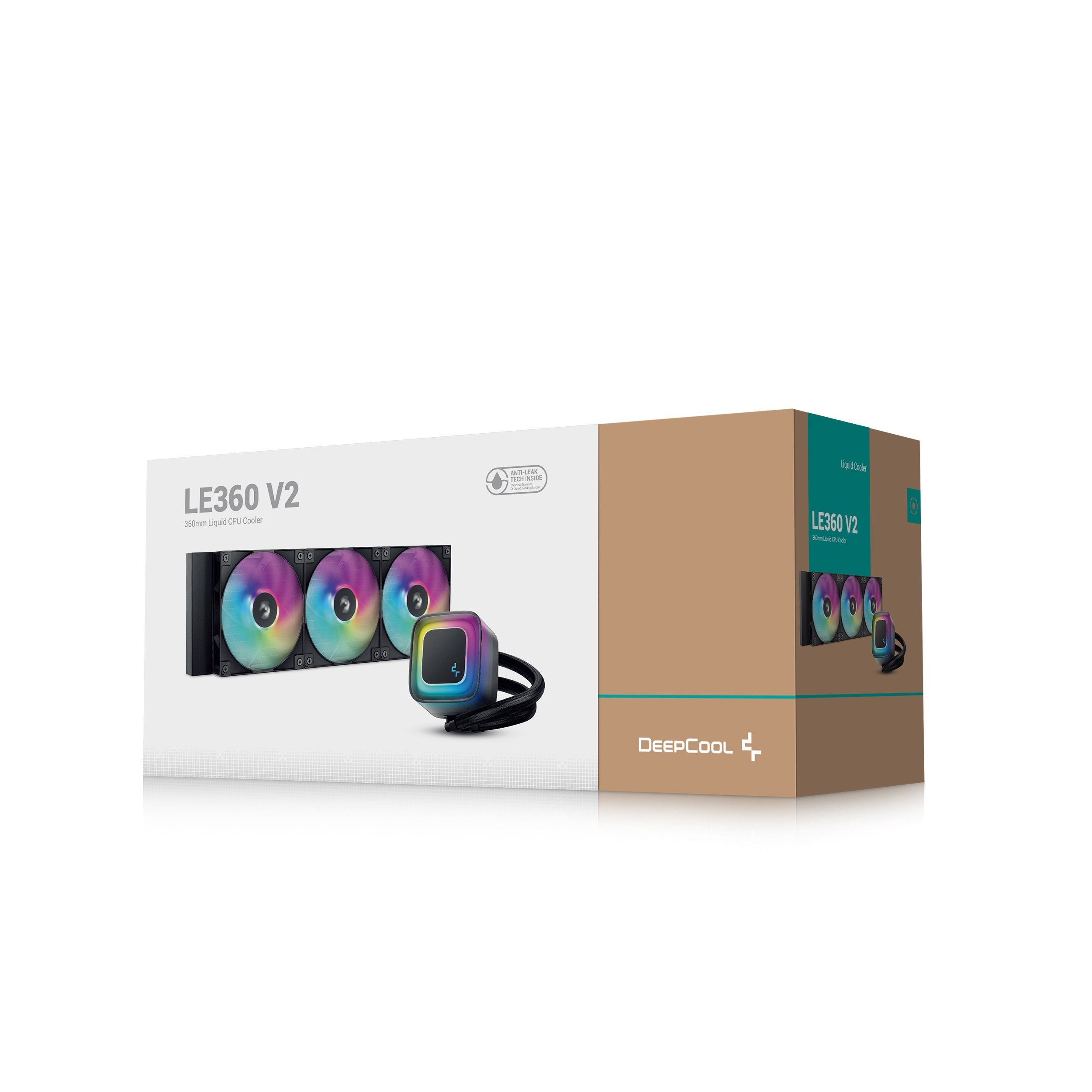 EAN 6933412729228 - DeepCool LE360 V2 Procesador Sistema de refrigeración líquida todo en uno 12 cm Negro 1 pieza(s) imagen 6