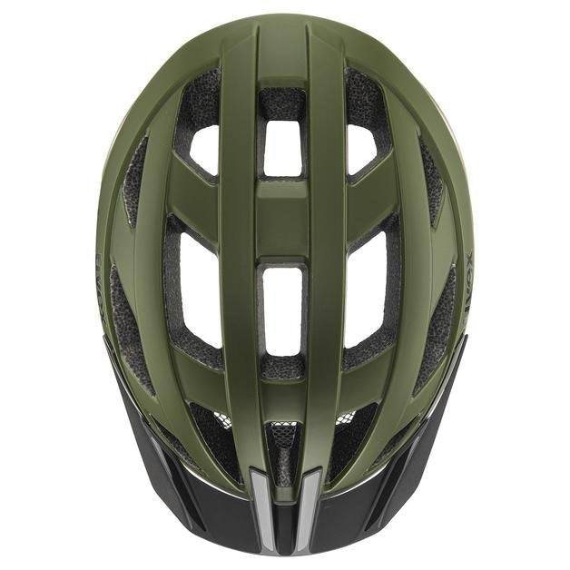 Casco De Ciclismo Uvex I-Vo 2 56-60cm, Oliva Oscuro Mate