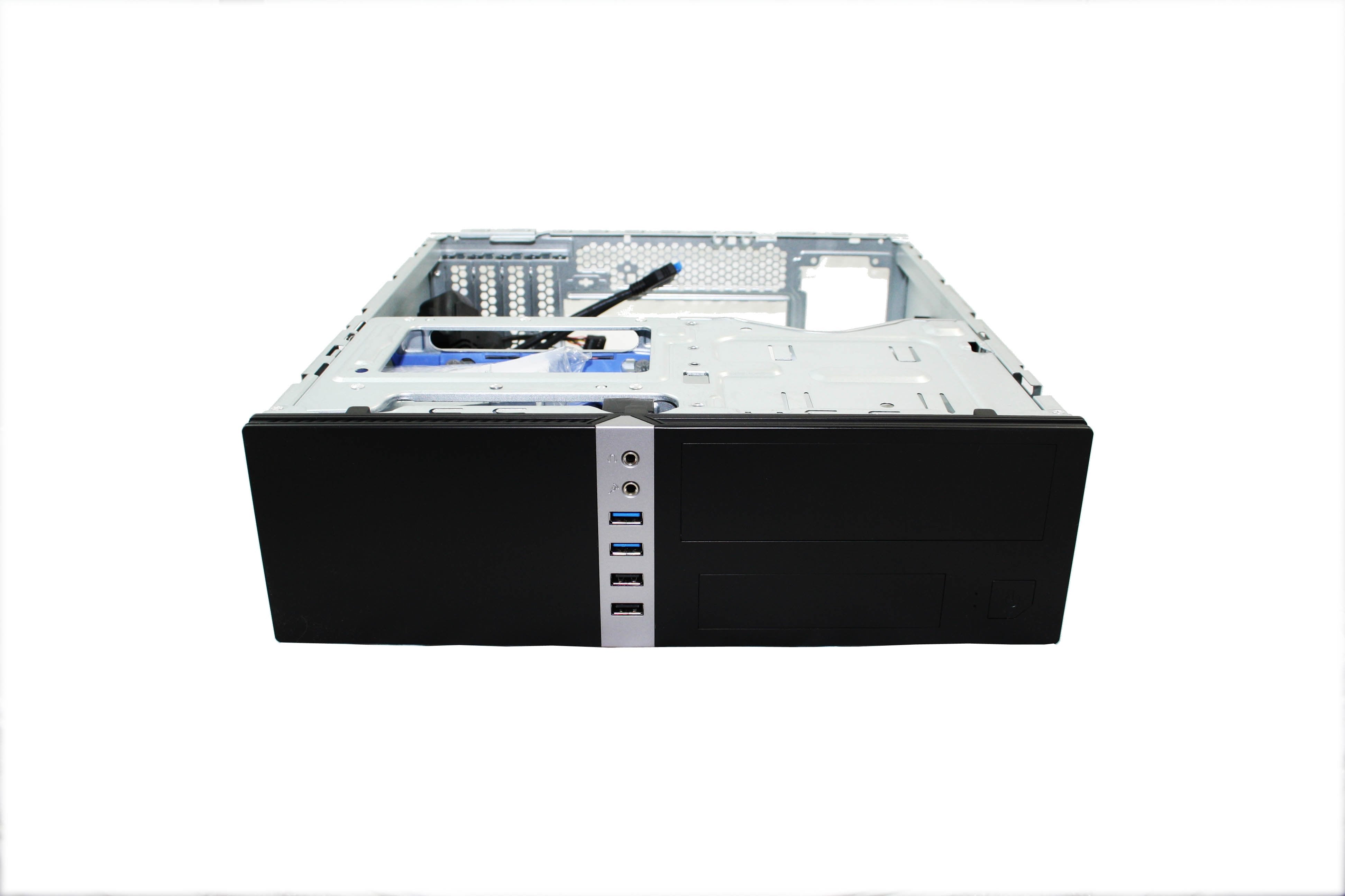 EAN 8436556145124 - CoolBox COO-PCT450S-BZ carcasa de ordenador Perfil bajo (Slimline) Negro 300 W imagen 2