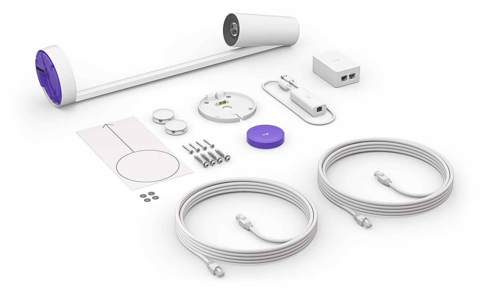 Sistema De Videoconferencia Para Pizarra Logitech Scribe 1080p Blanca