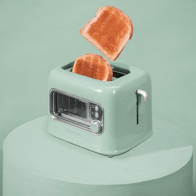 Tostadora Vertical Retrovision Green