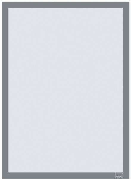 Nobo Pack De 2 Marcos Autoadhesivos Magneticos En Formato A3 - Colocacion En Vertical U Horizontal - Marco De Color
