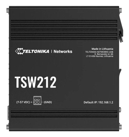 Teltonika Tsw212, Switch Negro, Switch Ethernet Gestionado Tsw212000000