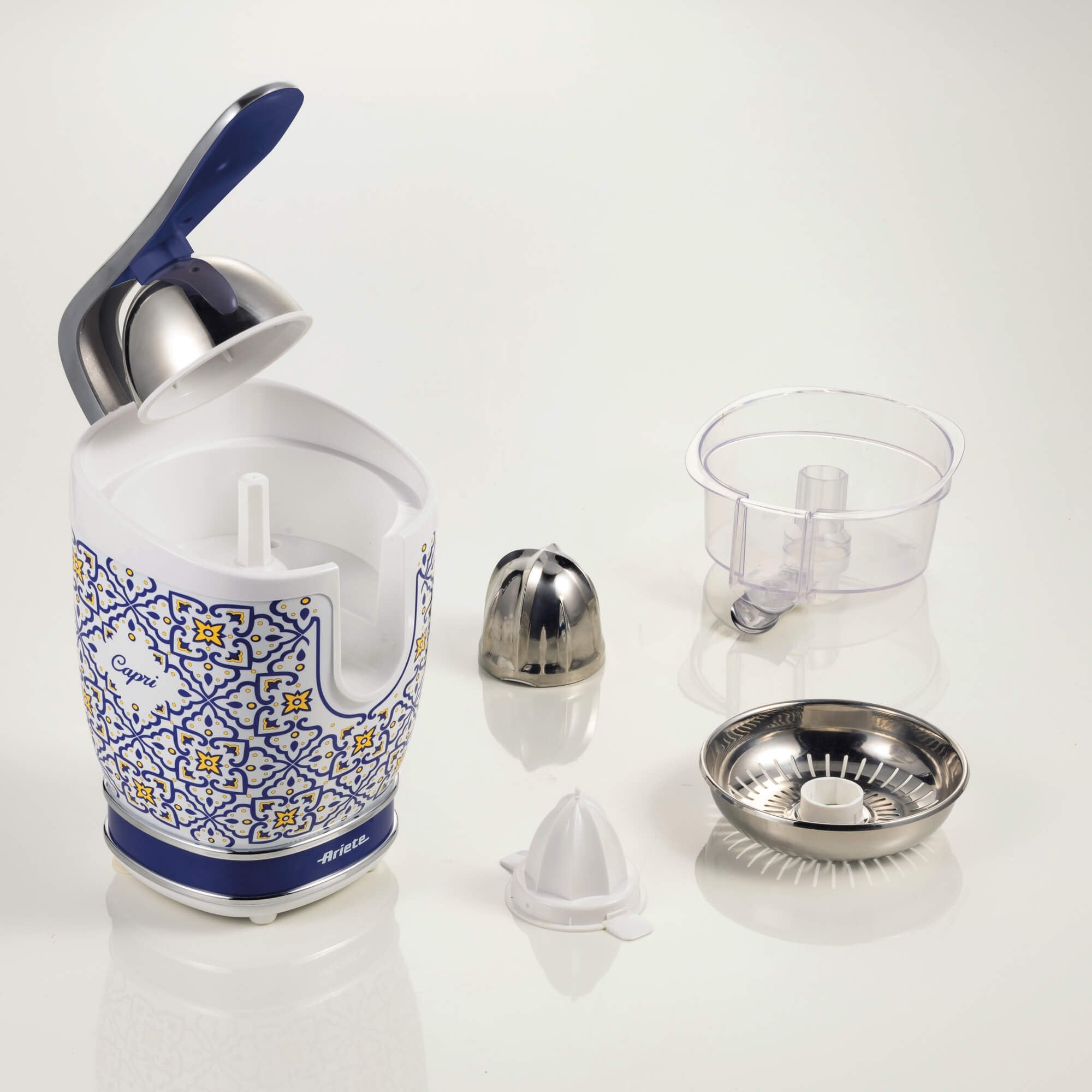 EAN 8003705122932 - Ariete 0413/0C prensa de cítricos eléctricos 0,6 L 85 W Blanco, Azul claro imagen 6