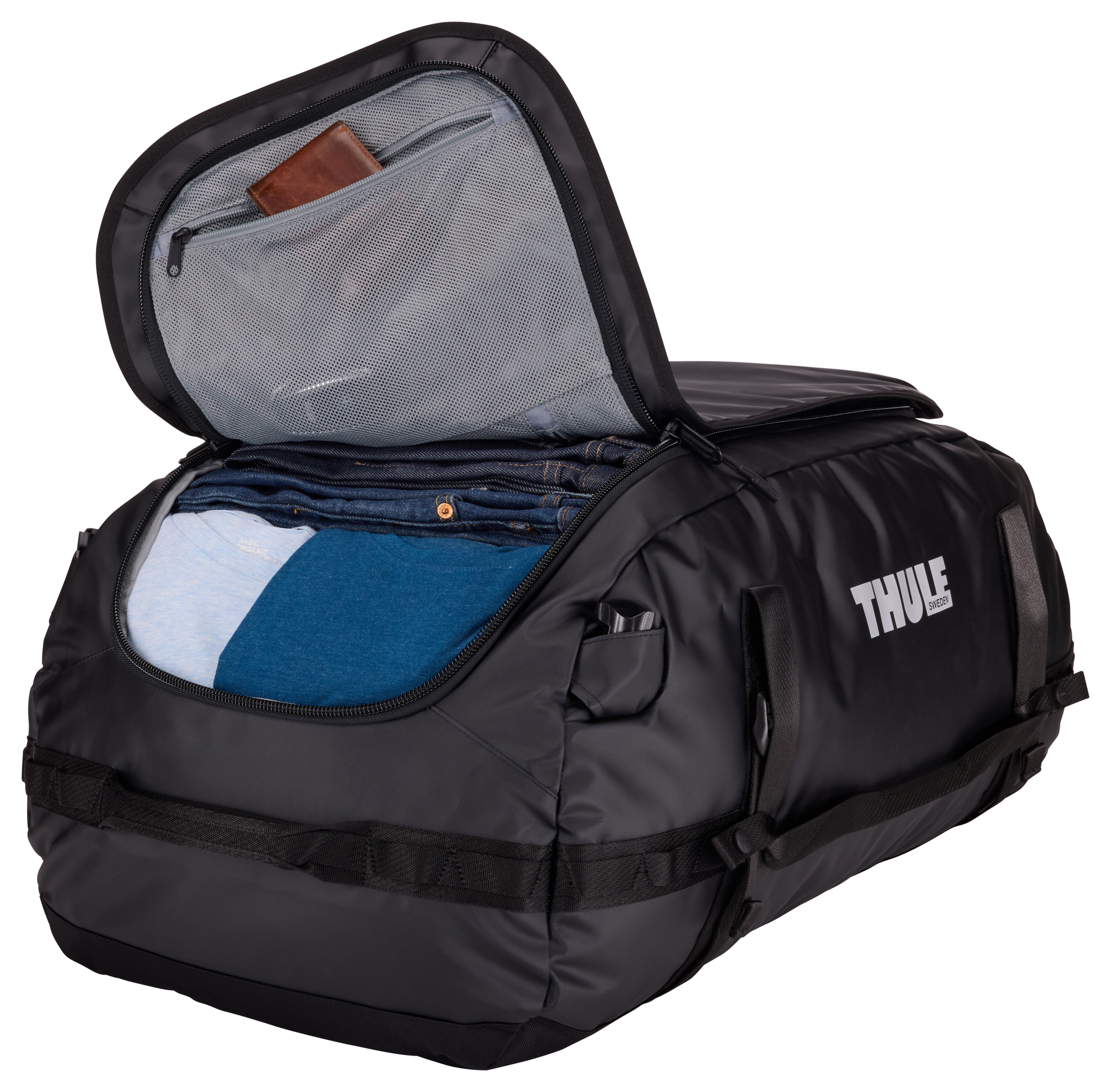 EAN 85854255271 - Thule Chasm TDSD304 Black bolso de lona 90 L Poliéster Negro imagen 9