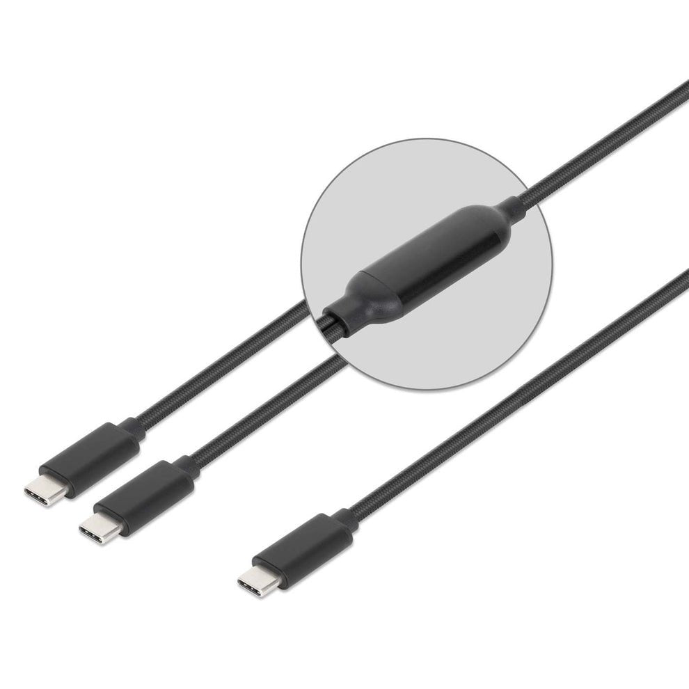 EAN 766623355810 - Manhattan 355810 cable USB 2 m USB C 2 x USB C Negro imagen 9
