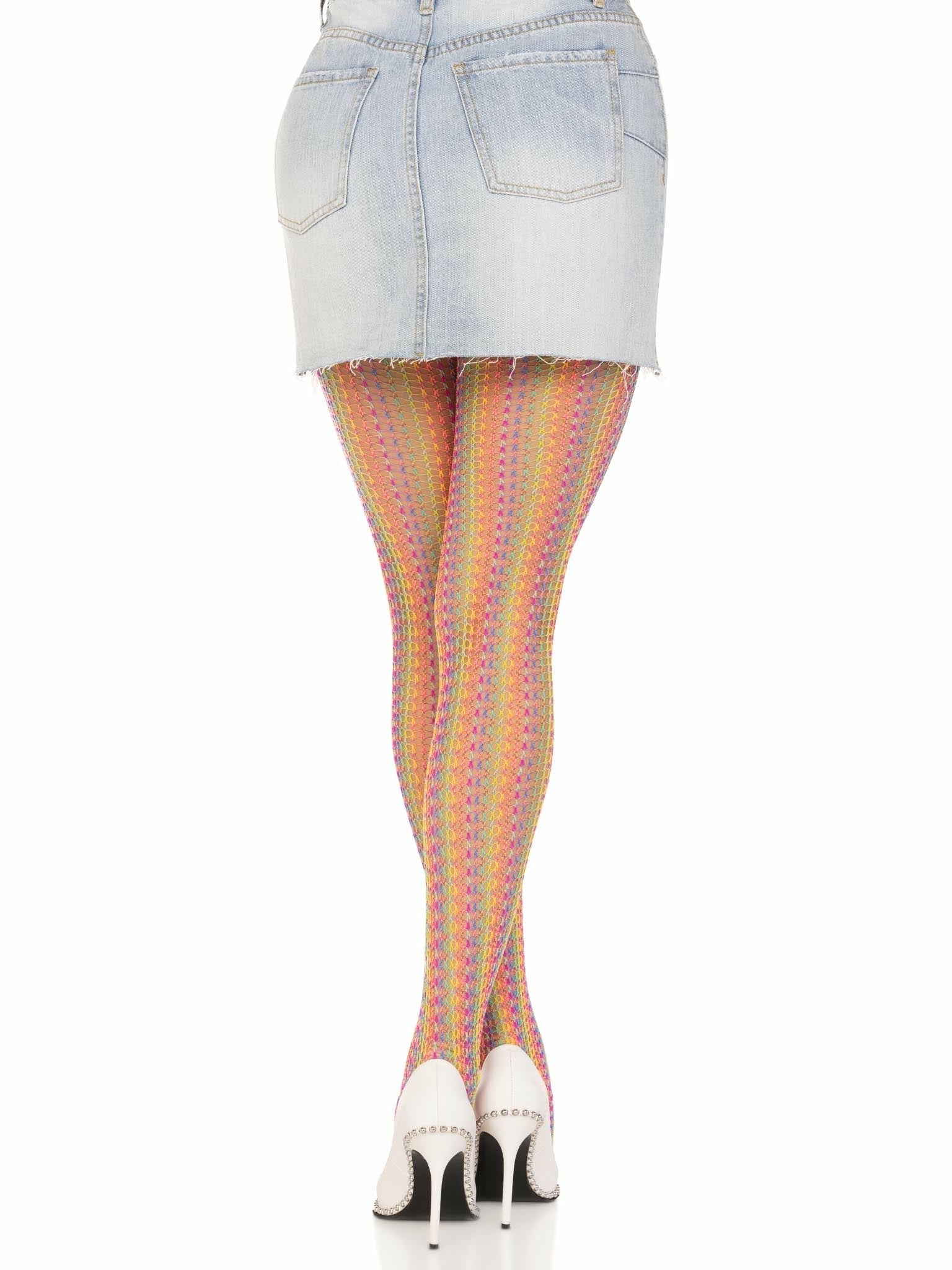Leg Avenue - Medias De Crochet Multicolor