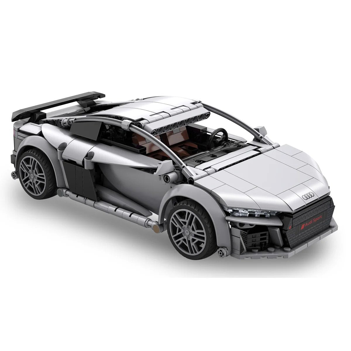 Jamara Cada Audi R8 Coupé 1:14 Gris 2,4ghz Bricks