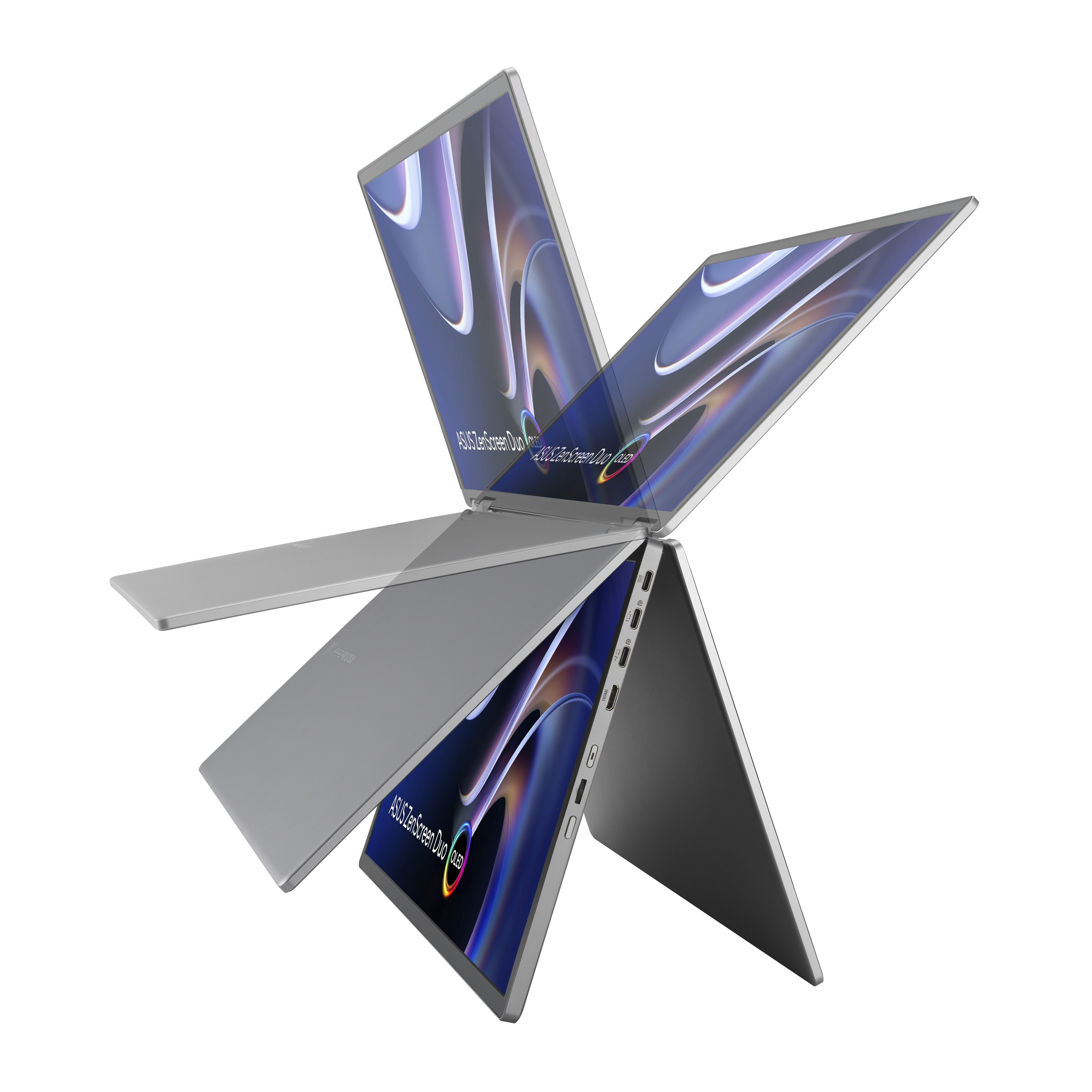 EAN 4711387721551 - ASUS ZenScreen Duo OLED MQ149CD pantalla para PC 35,6 cm (14") 1920 x 1200 Pixeles WUXGA Plata imagen 9