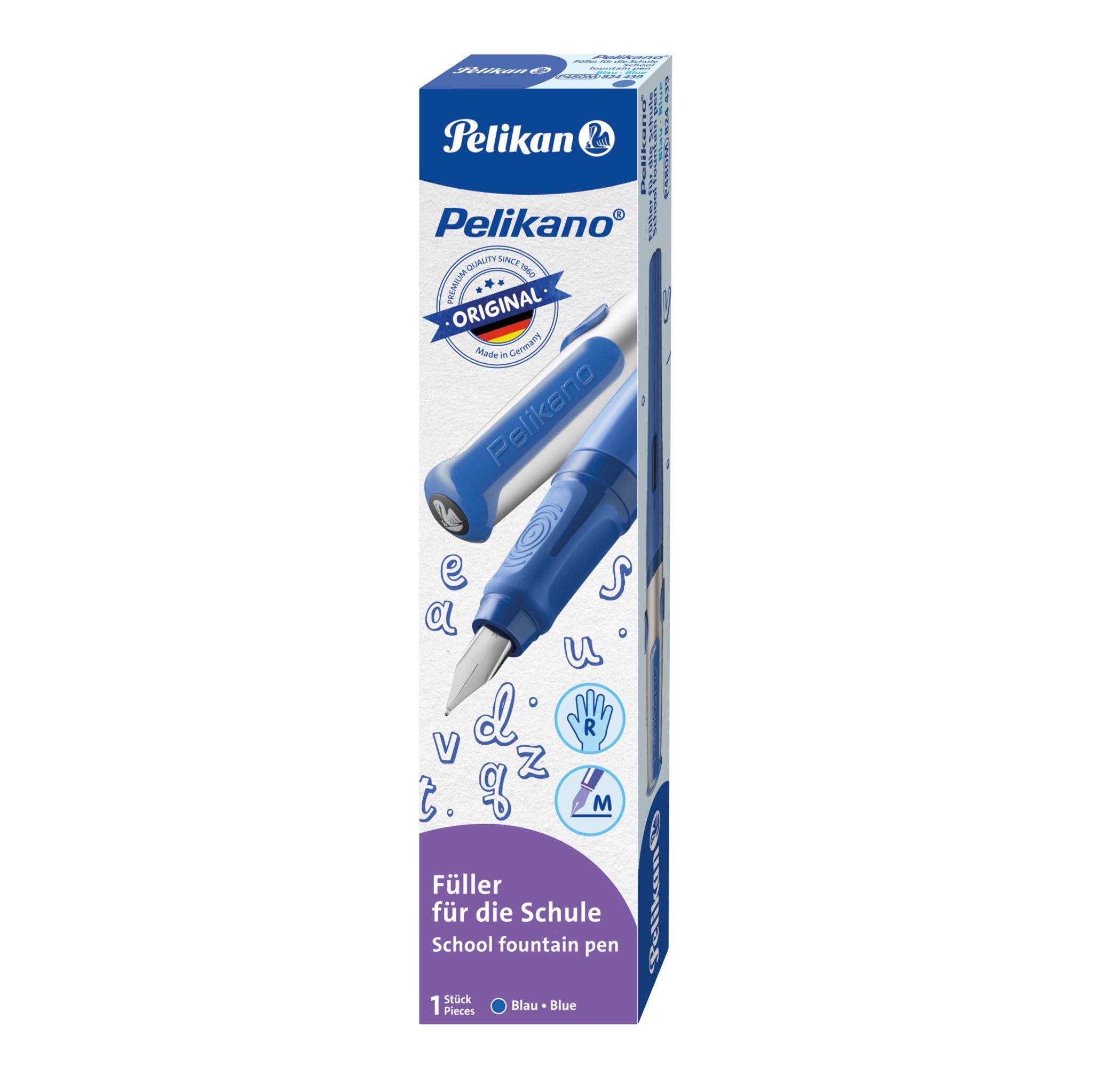 EAN 4012700824431 - Pelikan 824439 pluma estilográfica Sistema de carga por cartucho Azul 1 pieza(s) imagen 1