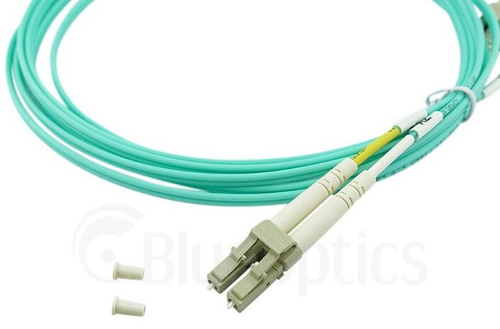 Blueoptics Sfp3131eu50mk Cable De Fibra Optica 50 M Lc Om3 Color Aguamarina