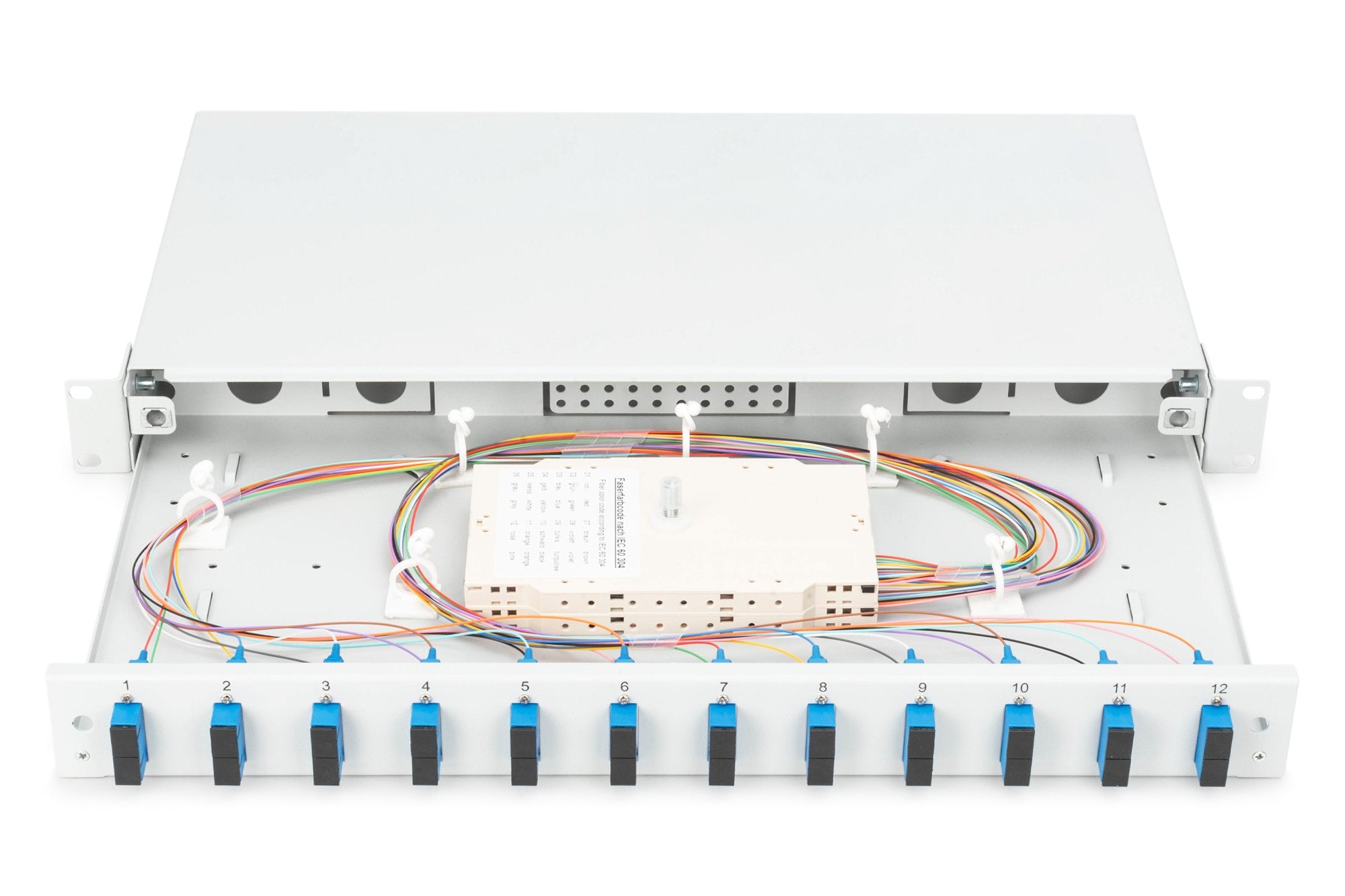 EAN 4016032278368 - Digitus DN-96321/9 adaptador de fibra óptica 1 pieza(s) Gris imagen 2