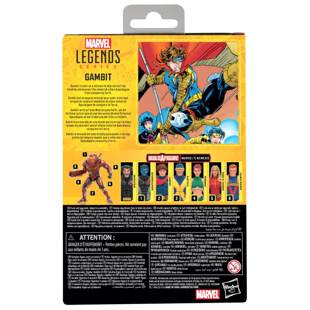 EAN 5010996282903 - Marvel Legends Series Gambit imagen 6