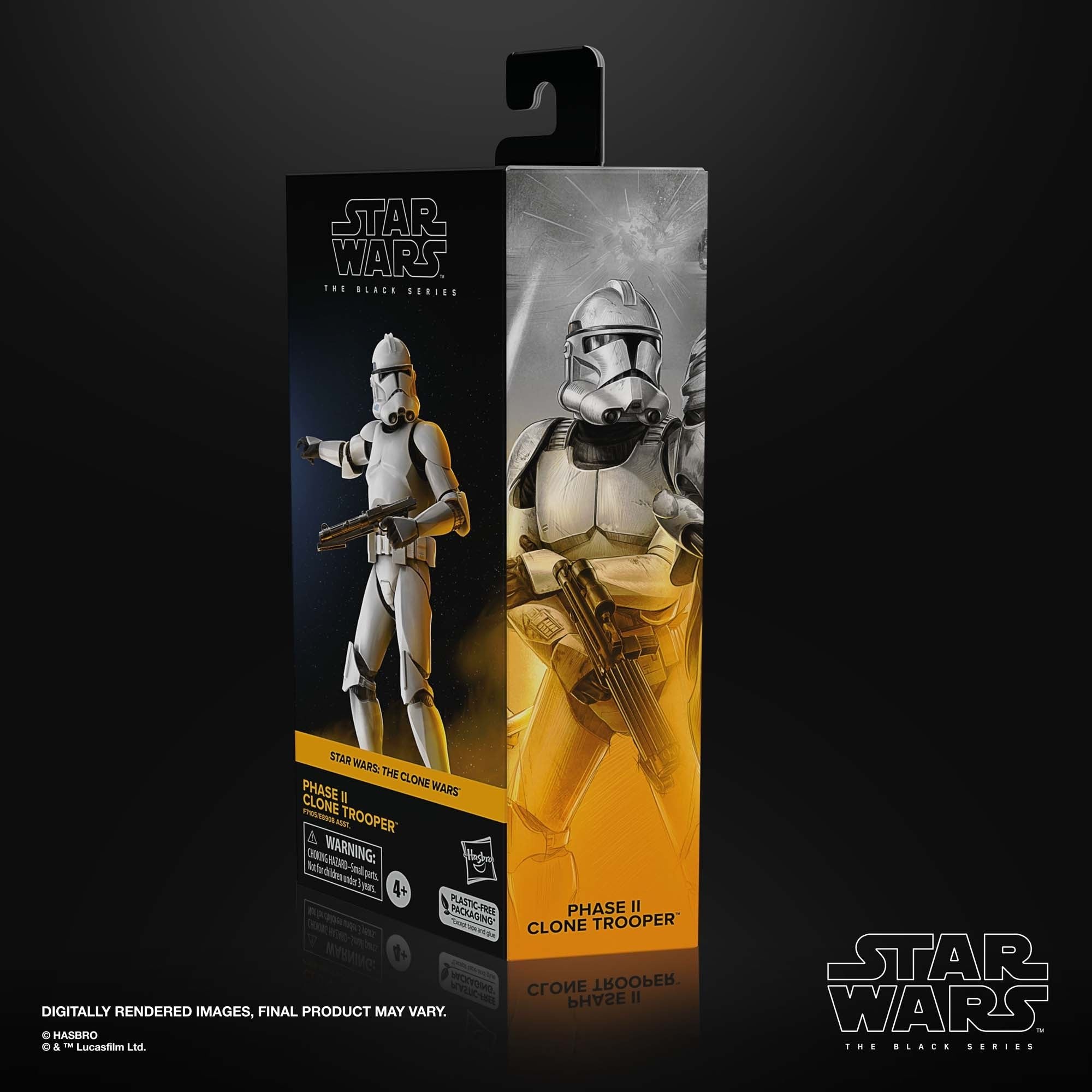 Figura Phase Ii Clone Trooper The Clone Wars Star Wars 15cm
