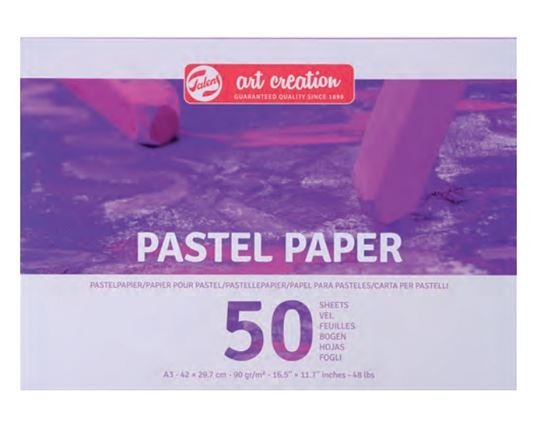 Talens Art Creation 50 Hojas Papel De Dibujo Para Pasteles A4 90gr