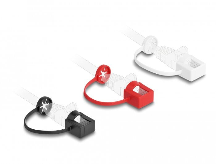 Staubschutz Für Rj45 Stecker Mit Befestigungsclip 50er Set Farbig