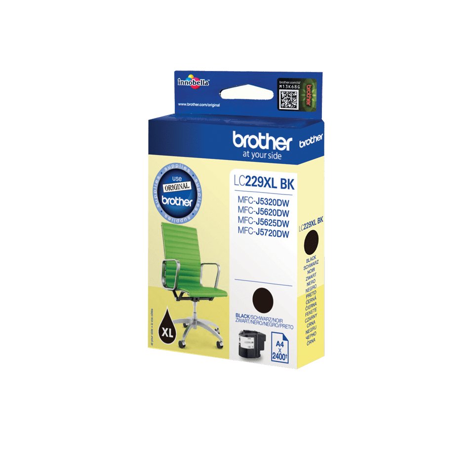 EAN 5014047567216 - Brother LC229XLBKBP cartucho de tinta 1 pieza(s) Original Negro imagen 1